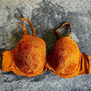 Auden Lace Lightly Lined Balconette Coverage Underwire Bra Size 44C